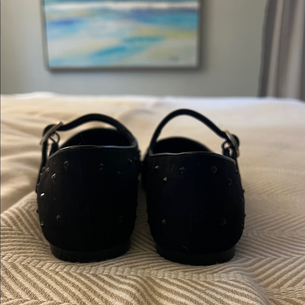 J. Crew Black Mary Jane Flats with Stud Accents - Picture 5 of 6